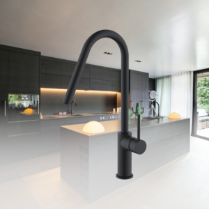 Robinet de cuisine noir mat IMEX| KENIA