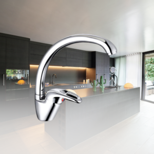 Robinet de cuisine evier bec coude LUXERA| LX404-1