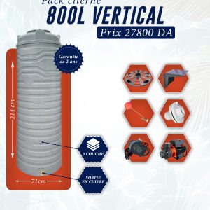Pack citerne 800L - pompe normal
