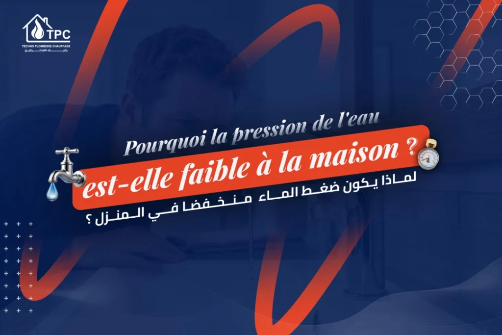 Pourquoi la pression de l'eau est-elle faible à la maison ?