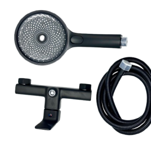 Mitigeur de douche carré noir moderne disponible en Algérie