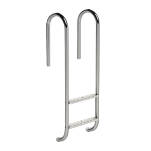 Échelle de piscine 2 marches en inox