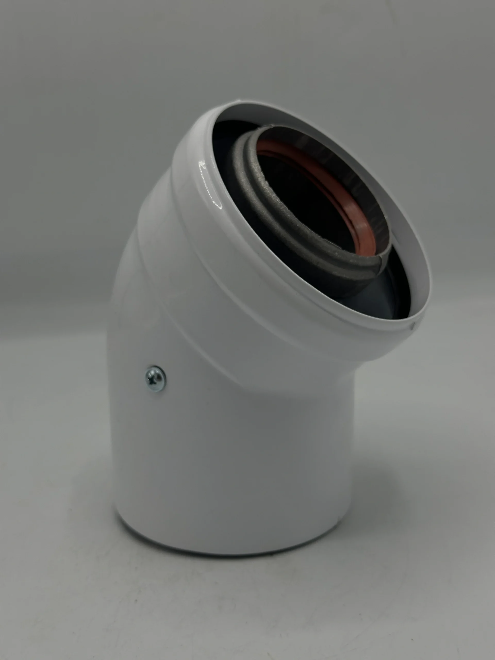 Coude de chaudière ventouse Saunier duvel 100/45° Mâle/Femelle – Image 2