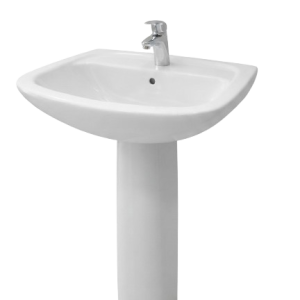 Lavabo en céramique avec pied Ryma CL204 - TPC Algérie