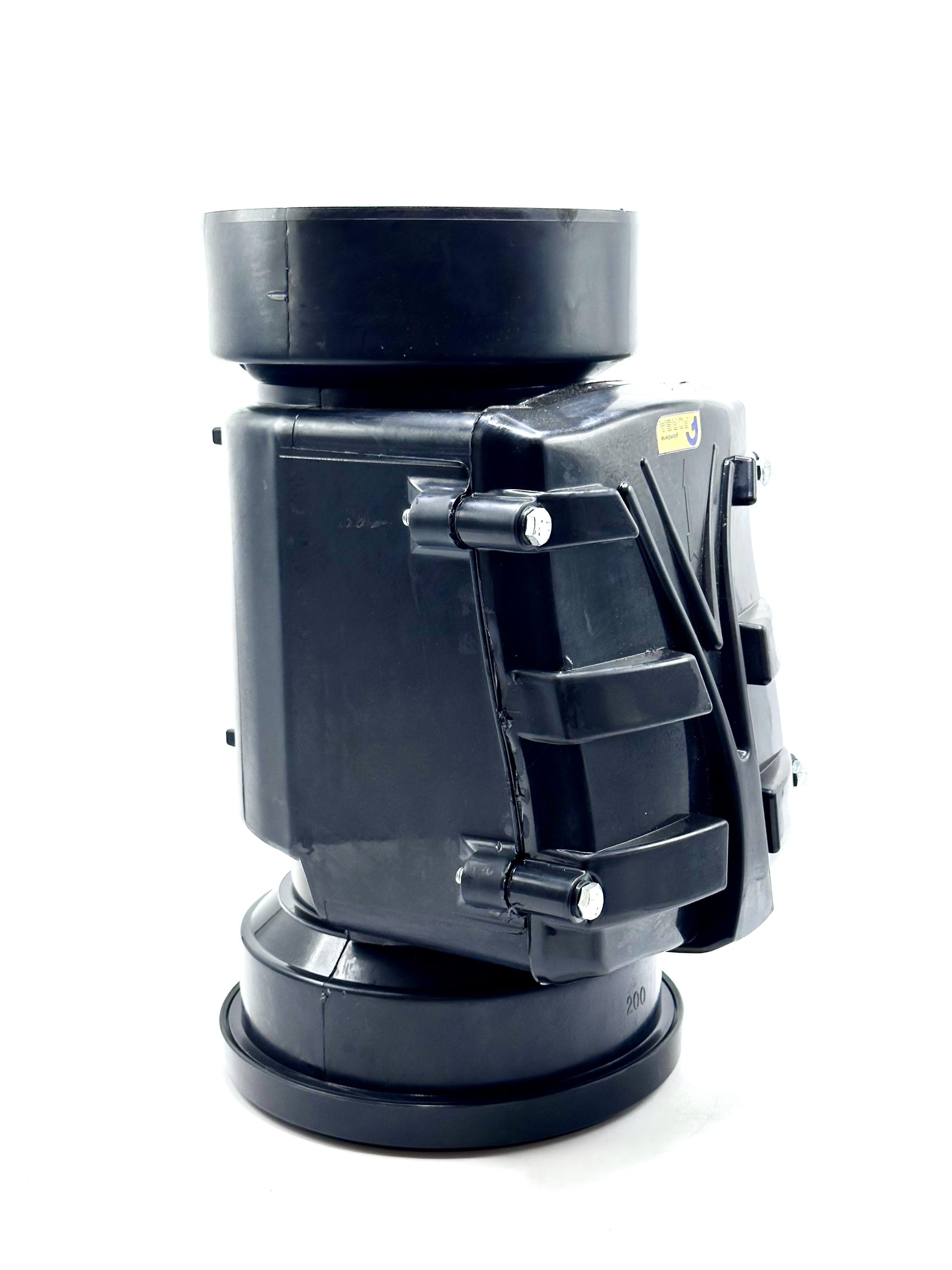 Vue de face du clapet PVC Ø200 FORSA