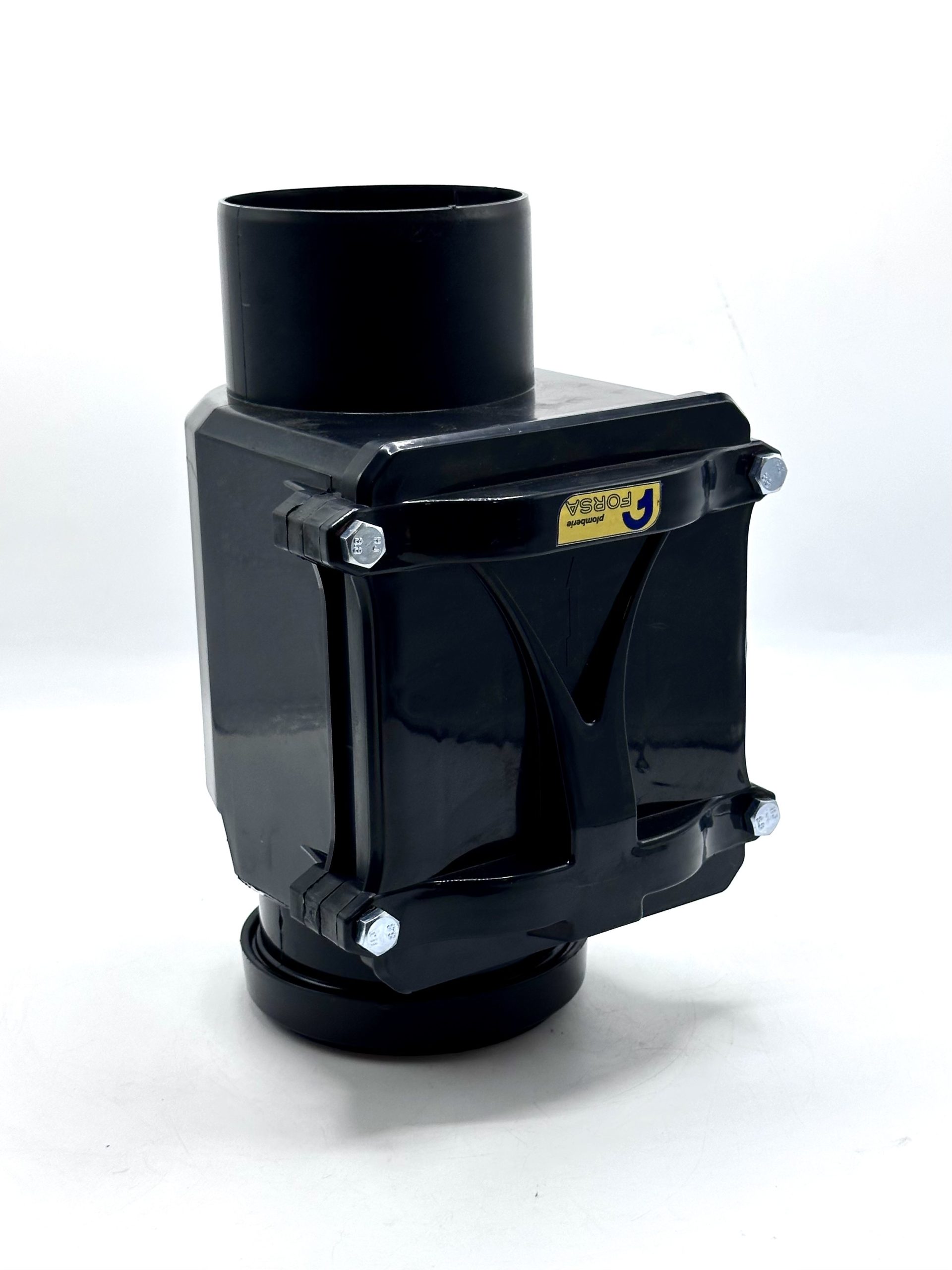 Vue de face du clapet PVC Ø110 FORSA